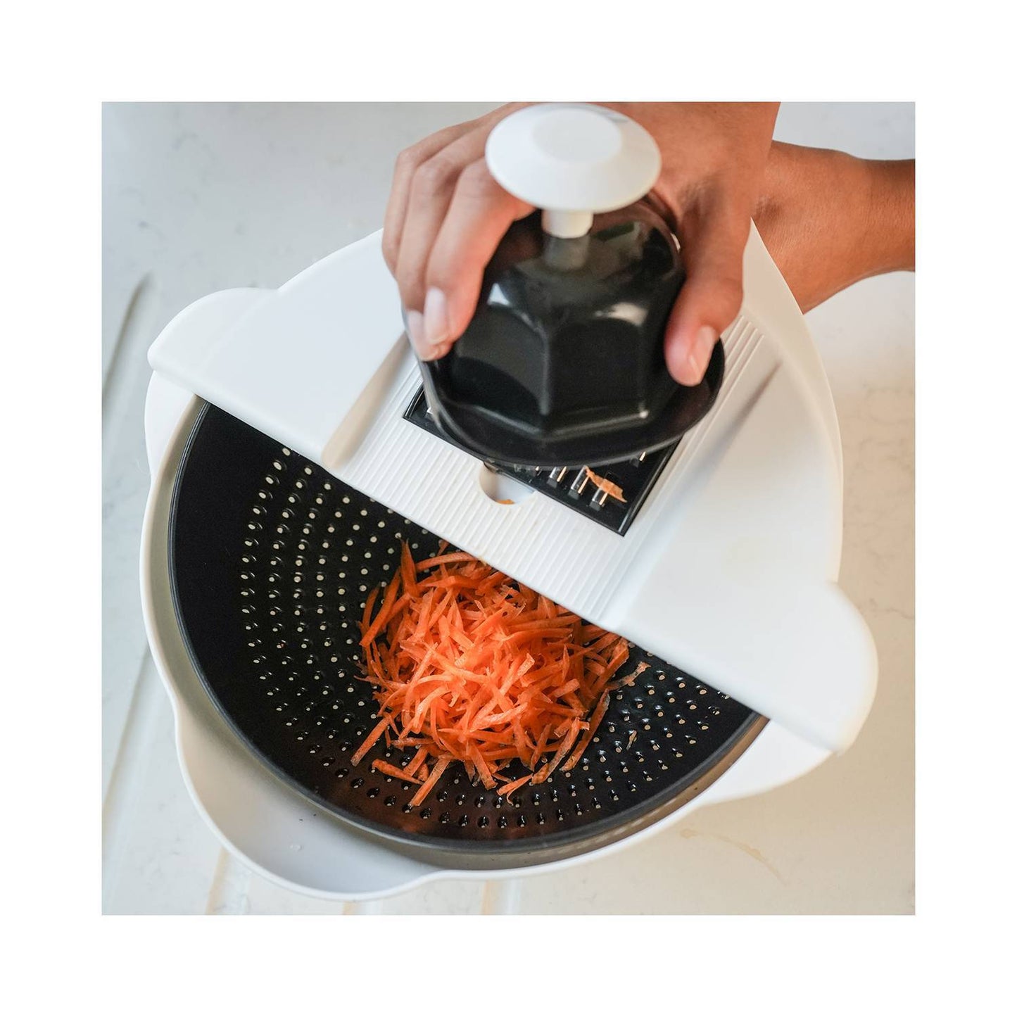 ✨Bowl Cortador y Rallador Multiuso✨: ¡La Solución Perfecta para Todas Tus Verduras! 🥕🍏"