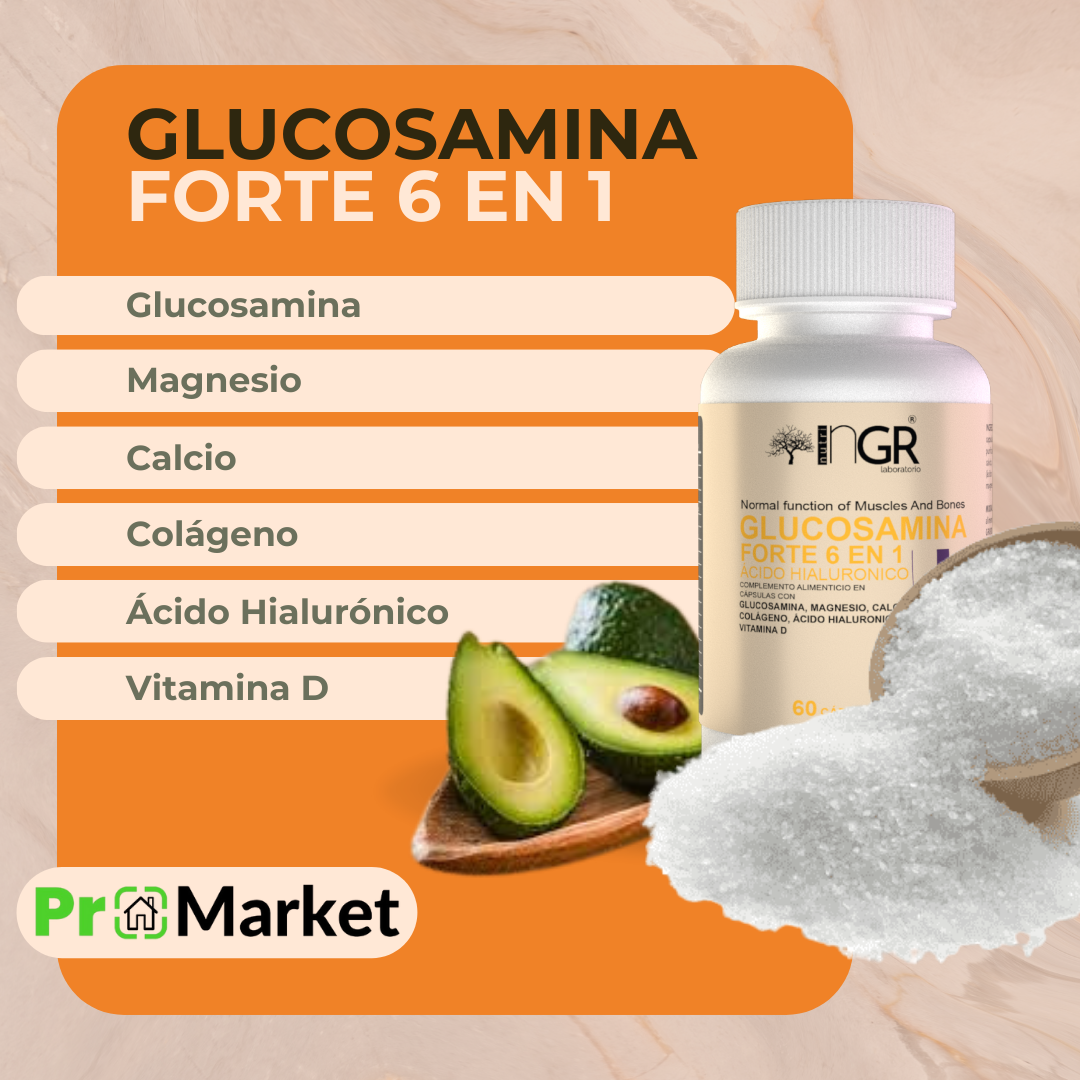 2x1🔥 Glucosamina Forte™ 6 en 1: Tu Aliado para Moverte Sin Dolor  + Envío Gratis✨