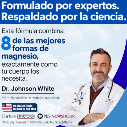 2x1🔥 Magnesio Complex 1000 mg: 8 Formas Premium para Huesos, Músculos, Energía y Sueño + Envío Gratis✨