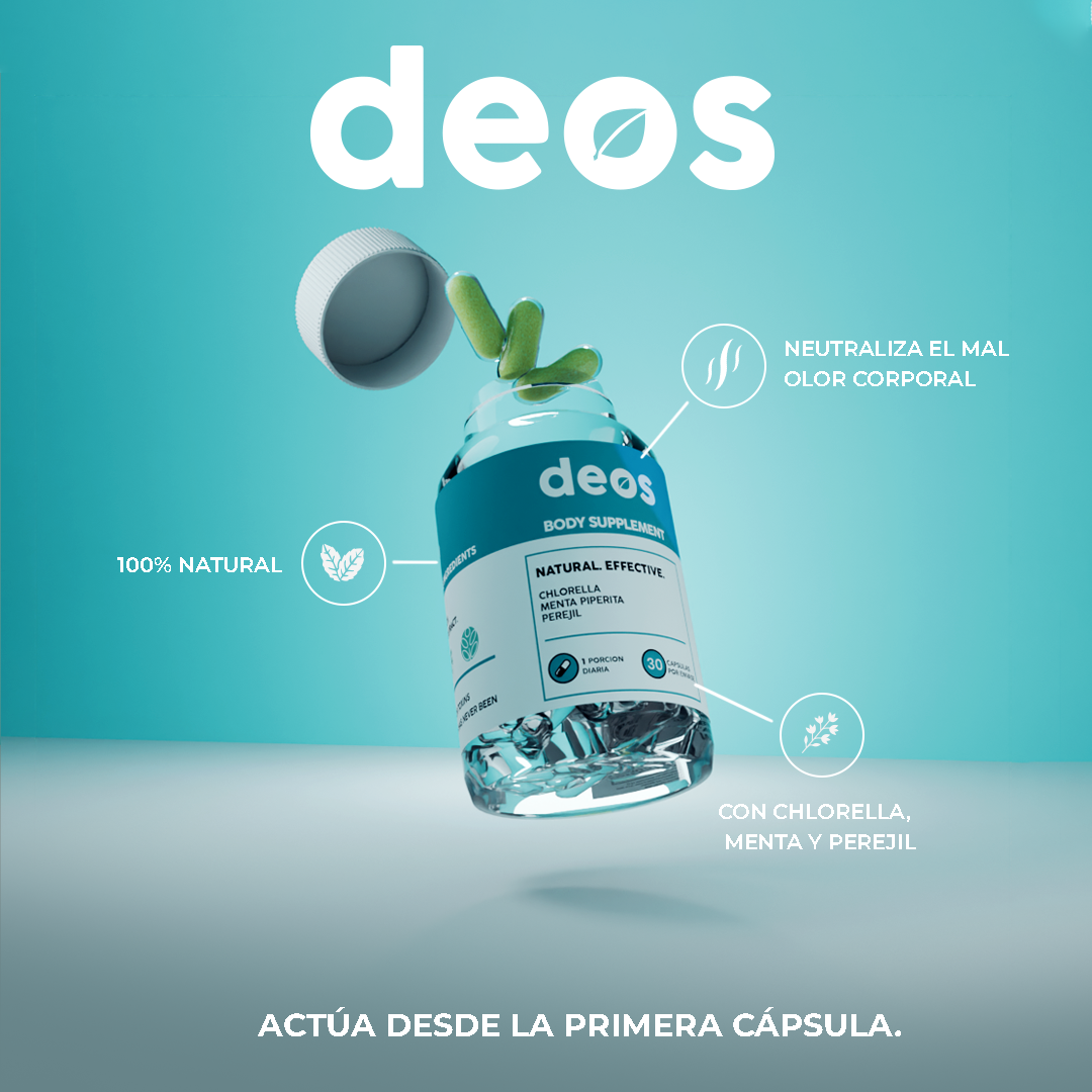 DEOS: Desodorante Interno Natural – Sin Olores, Solo Seguridad 😌🌱