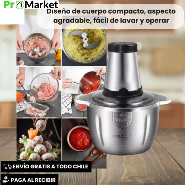 🍖✨ Picadora de Carne Eléctrica 2 Velocidades⚡ de Acero Inoxidable🛡️: ¡Eficiencia y Calidad en tu Cocina! ✨🍖