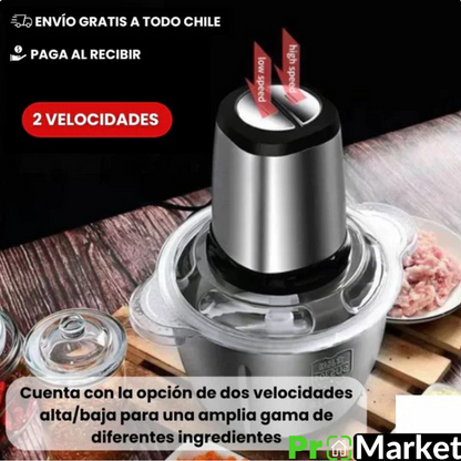 🍖✨ Picadora de Carne Eléctrica 2 Velocidades⚡ de Acero Inoxidable🛡️: ¡Eficiencia y Calidad en tu Cocina! ✨🍖