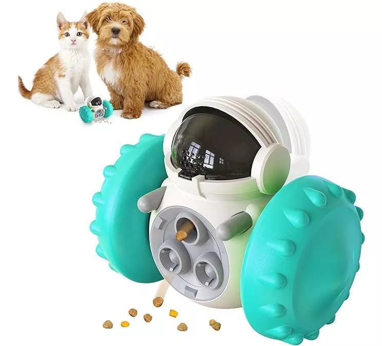 🤖🌟 KINGO Juguetes Interactivos para Perros - Dispensador de Alimento en Forma de Robot 🌟🤖