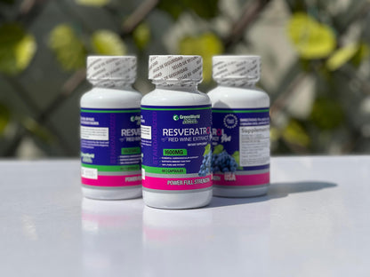 🌿 Resveratrol 1600mg: 90 Cápsulas de Pura Juventud y Vitalidad 🌿 + Envío Gratis!🚚✨